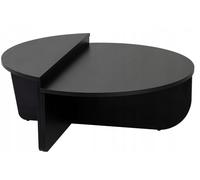 Table basse Orion Bois noir 90 x 60 x h30cm