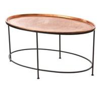 Table basse ovale cuivre - - Cuivre - Métal