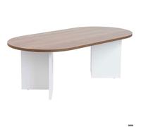Table basse Sable noyer blanc 119 x 60 x h40cm