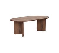 Table Basse Sable - 100% MELAMINE - Noyer - 40 x 60 x 119 cm