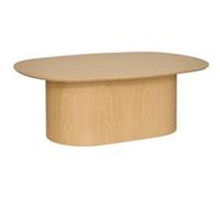 Table basse ovale Lee 100 cm MDF Atmosphera Beige G