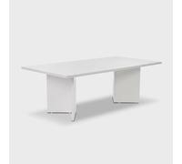 Table basse en bois "Sabin" 119 x 60 x 40 cm - Blanc