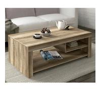 Table basse - PEGANE - Chêne vieilli - 110 20 x 60 x 40 cm