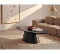 Table basse placage frêne - Noir - ANTELADA