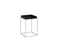 Table basse plateau haute Noir/Silicone