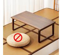 Table Basse Pliante Japonaise en Bois, Grande Table Basse Moderne pour | Table basse pliable en bois de grande taille, de style japonais bas, idéale pour le salon, la salle à manger, l'espace thé et