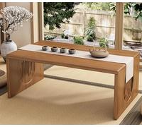 Table basse pliante japonaise pour méditation et salle à manger - Meubles en bambou, petite table d'autel pour décoration de la maison