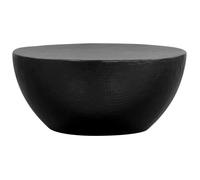 Table basse - Plusieurs Niveaux - Aluminium martelé 70x30 cm Noir - Salon Moderne(97001) ZLH