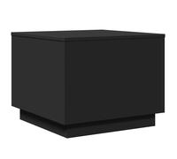 Table basse - Plusieurs Niveaux - avec lumières LED noir 50x50x40 cm - Salon Moderne(76918) ZLH