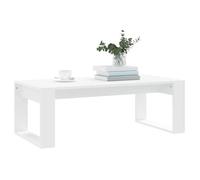 Table basse - Plusieurs Niveaux - blanc 102x50x35 cm - Bois d'ingénierie - Salon Moderne(78465) ZLH