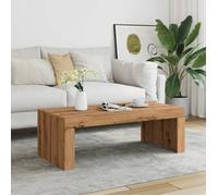 Table basse - Plusieurs Niveaux - chêne artisanal 102x50x35 cm - Bois d'ingénierie - Salon Moderne(65214) ZLH