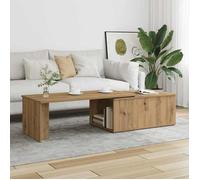 Table basse - Plusieurs Niveaux - chêne artisanal 150x50x35 cm - Bois d'ingénierie - Salon Moderne(40647) ZLH