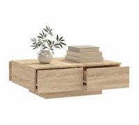 Table basse - Plusieurs Niveaux - chêne sonoma 90x60x31 cm - Bois d'ingénierie - Salon Moderne(79439) ZLH