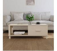 Table basse - Plusieurs Niveaux - HAMAR Marron miel 100x55x35 cm - bois massif de pin - Salon Moderne(51269) ZLH