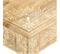 Table basse - Plusieurs Niveaux - peinte à main 110x50x45 cm - Bois de manguier massif - Salon Moderne(41454) ZLH