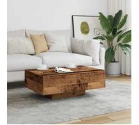 Table basse - Plusieurs Niveaux - vieux bois 85x55x31 cm - Bois d'ingénierie - Salon Moderne(61109) ZLH