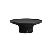 Table Basse Poller Ø80 Noir/ Marbre Noir