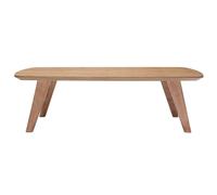 Table basse rectangulaire scandinave bois clair L120cm FIFTIES
