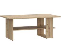 Table Basse Rectangulaire - COFFEE TABLES - Finition Chêne Artisan - 2 Plateaux - 110 × 60 × 45 cm