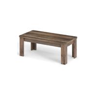 Table Basse Rectangulaire COSTWAY, Plateau 120 x 60 CM, Charge 110 KG, Table de Salon pour Chambre Bureau Salle d'Accueil