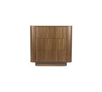 Table basse rectangulaire en bois de noyer Almira