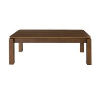 Table basse rectangulaire en bois foncé noyer L120 cm RAYA