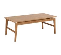 Table basse rectangulaire en chêne AREN - Marron