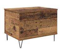 Table basse réglable - vidaXL - Bois ancien - 60x44,5x45 cm - Plateau relevable - Grand rangement