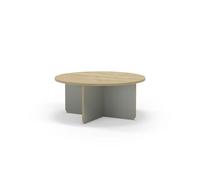Table basse ronde 80cm en mélamine Vert