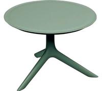 Table basse ronde de jardin Ferne en plastique vert
