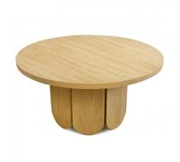 Table Basse Ronde Design Soft 78cm Naturel