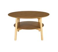 Table basse ronde en bois clair D80 cm MALVA
