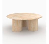 Table basse ronde en bois de manguier D90 cm - Sacha - Maison Pavane