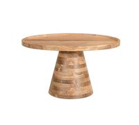 Table basse ronde en bois massif D80 cm MATERA
