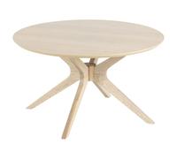 Table basse ronde en MDF - Beige