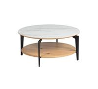 Table Basse Ronde Métal et Céramique - TASHA -