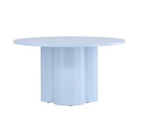 Table Basse Ronde Olivia 80cm Bleu Clair