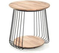 Loungitude Table basse design - Noir et bois