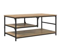 Vidaxl Table Basse Chêne Artisanal 90 X 49 X 40 Cm Bois D'ingénierie