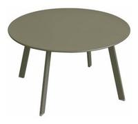 Table d'appoint de jardin rond SAONA Vert laurier 70 x 40 cm - Acier traité époxy, Traitement antirouille renforcé Hespéride