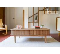 Table basse scandinave à rideaux Ritz