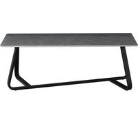 Table basse Sidonie gris anthracite 120 x 60 x h45 cm