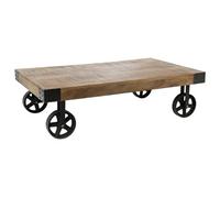 Table basse Silas bois massif - Naturel fonce