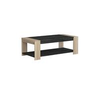 Table basse simple finition chêne kronberg/sidewalk - 110 x 38 x 53,1 cm --