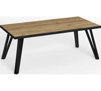 Table basse Sindi chene noir 120 x 60 x 45cm