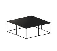 Table basse Slim Irony Low Table Zeus noir, Designer Maurizio Peregalli, 100x34x100 cm