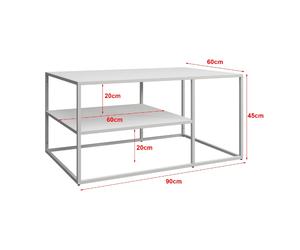 Table basse solund - Blanc 45 cm