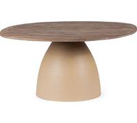 Table basse Stanley top rustic brown 86 x 76 x h40 cm