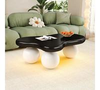 Table basse style nuage avec LED, 16 couleurs, design rond, tendance, idéal pour salon ou chambre d’enfant.