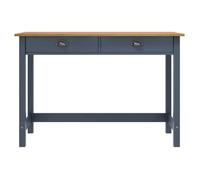 Table basse Table console Hill Range - vidaXL - gris et marron miel - 2 tiroirs - 110 x 45 x 74 cm - compacte - pour hall tpo83c727